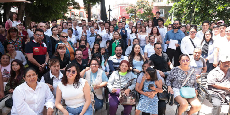 En Atlixco el diputado Pável Gaspar destaca el papel de las mujeres en la transformación de la entidad