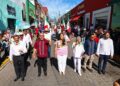 Encabeza Tonantzin Fernández el desfile del 16 de septiembre con más de 6 mil participantes