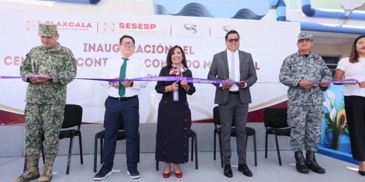 Inaugura Gobernadora C2 en Huactzinco; red estatal de videovigilancia avanza hacia los 60 municipios
