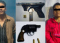 Detiene Policía Estatal a dos hombres que portaban ilegalmente armas de fuego
