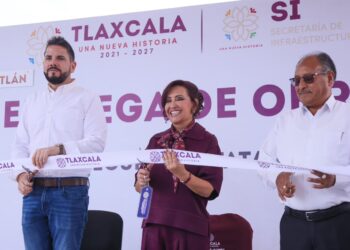 Destaca Gobernadora inversión estatal de casi 50 mdp en obras para Tocatlán
