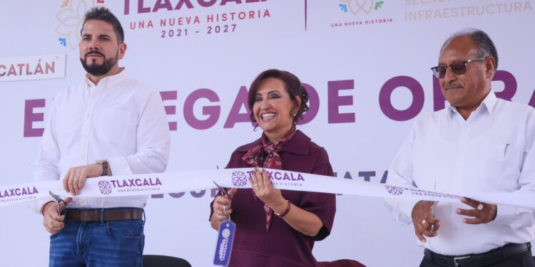 Destaca Gobernadora inversión estatal de casi 50 mdp en obras para Tocatlán