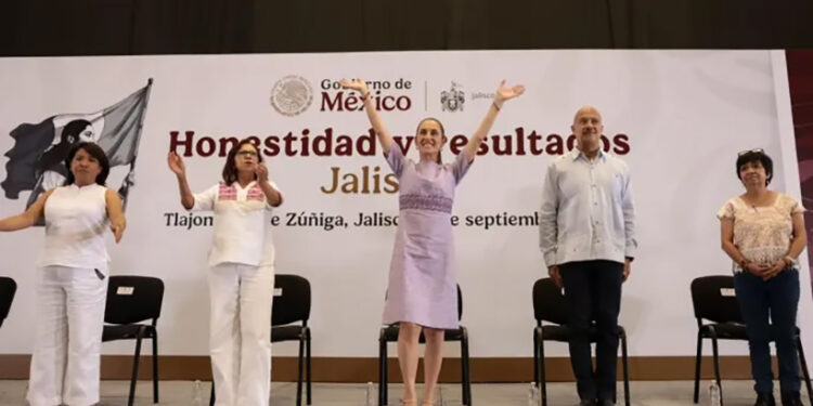 Quien guía el camino y el destino de la patria es el pueblo: presidenta Claudia Sheinbaum desde Tlajomulco de Zúñiga
