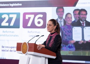 Claudia Sheinbaum resalta aprobación de 27 reformas constitucionales y 76 reformas legales que recuperan el sentido social y la soberanía en la Constitución