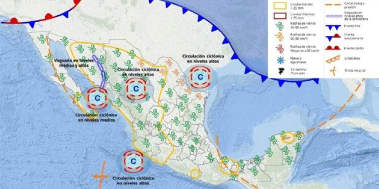 El SMN pronóstica intenso frío durante fiestas patrias en 8 Estados