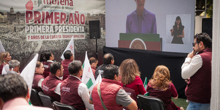 MORENA Puebla destaca resultados del Segundo Informe de la Presidenta Claudia Sheinbaum