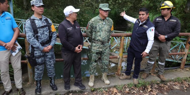 Refuerza gobierno estatal prevención por inundaciones; intervendrá arroyo de San Agustín Atlihuácan