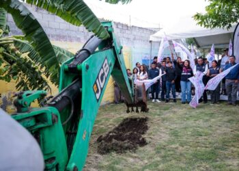 Inicia Lupita Cuautle construcción de Parque Lineal en la colonia Lázaro Cárdenas