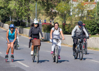Reúne Vía Recreativa Metropolitana a más de 43 mil personas en septiembre