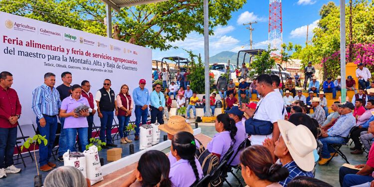 Beneficia Agricultura a familias de Olinalá, Guerrero, con 21 toneladas de maíz y frijol