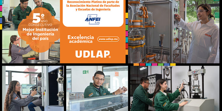 La Escuela de Ingeniería de la UDLAP refrenda su excelencia por quinto año consecutivo con máximo reconocimiento otorgado por ANFEI