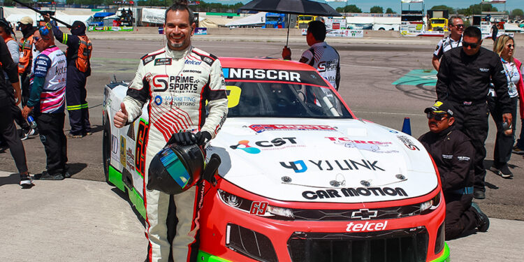 Continúa Germán Quiroga en sitio 11 en NASCAR México Series 2026