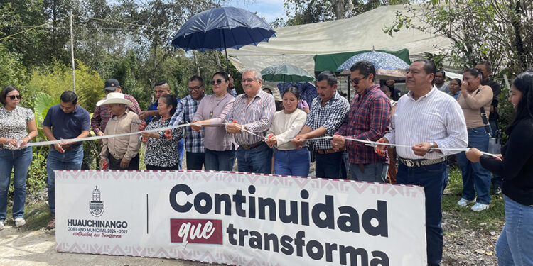 Inauguran drenaje en las colonias de Hidalgo