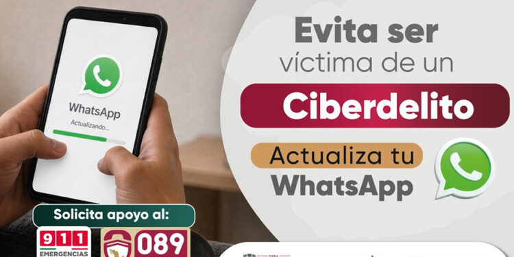 Promueve SSP medidas de protección para prevenir ciberdelitos mediante WhatsApp