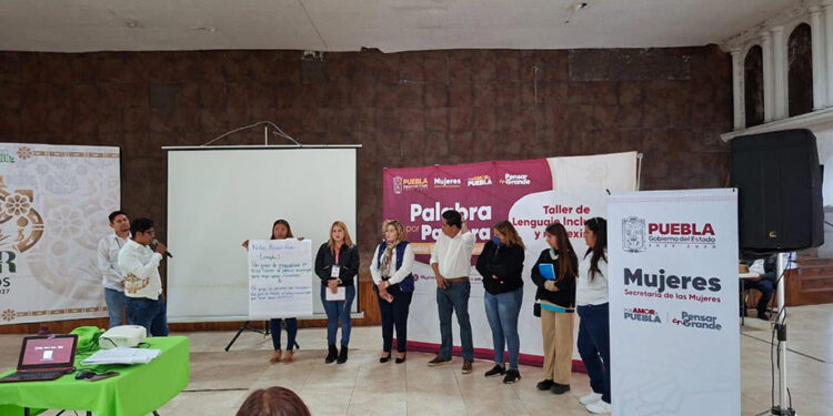 Extiende cobertura de talleres de lenguaje incluyente en Puebla