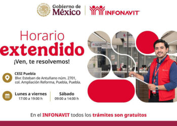 INFONAVIT extiende su horario de atención en sus oficinas de Puebla