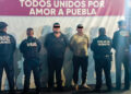 En Coronango, fuerzas de seguridad recuperan tractocamión robado