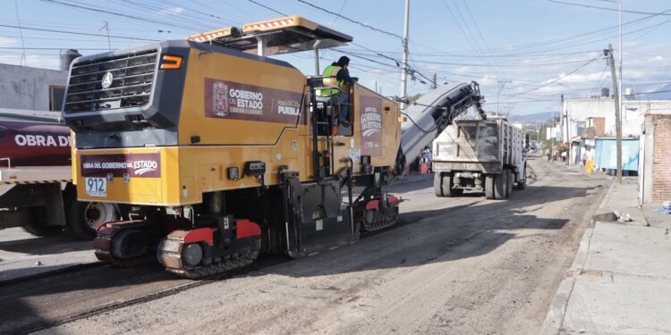 Inicia Gobierno del Estado pavimentación de tres vialidades en la capital poblana