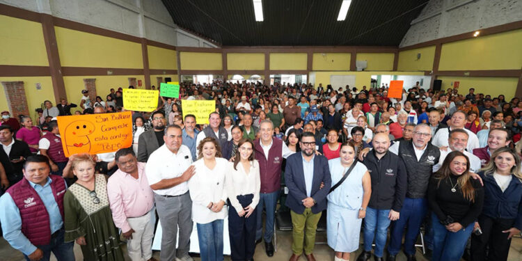 Refrenda Pepe Chedraui compromiso con las familias de San Baltazar Campeche