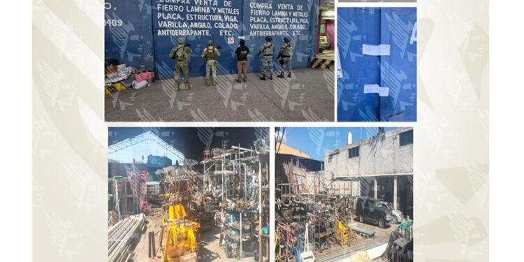 Asegura Fiscalía inmueble y cable robado de Telmex durante cateo en Puebla capital