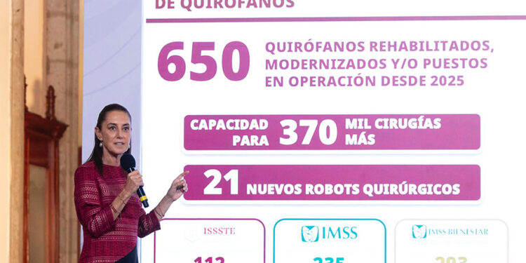 Llevamos 2 años trabajando intensamente, el objetivo es tener el mejor sistema de salud; se tienen 34 hospitales nuevos: Presidenta Sheinbaum
