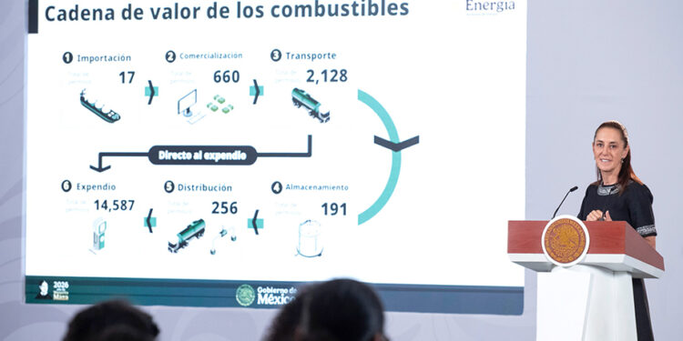 Se han recuperado 48 mil 411 mdp en impuestos declarados gracias al combate al comercio ilícito de combustibles: Claudia Sheinbaum