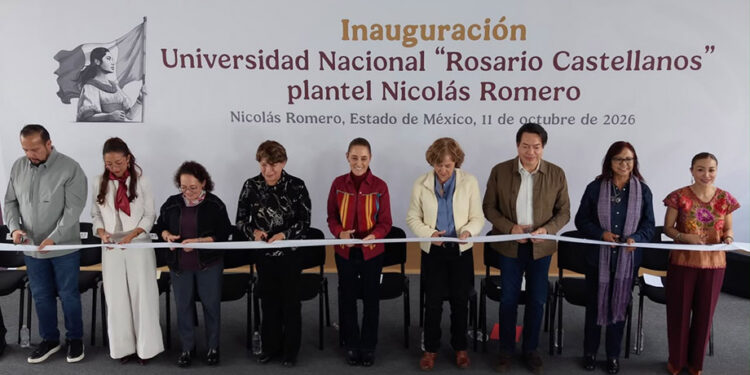La educación le cierra la puerta a la delincuencia: Claudia Sheinbaum inaugura Universidad Nacional Rosario Castellanos plantel Nicolás Romero