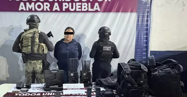 Operativo interinstitucional permite detener a mujer en posesión de inhibidores de señal