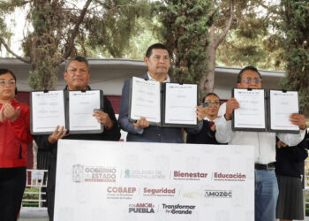 Gobierno del estado garantiza bienestar de estudiantes con equipamiento y espacios dignos