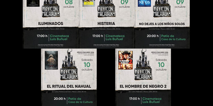 Cinemateca “Luis Buñuel” ofrece funciones gratuitas de terror con México Macabro 2026