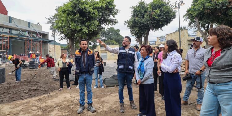 Supervisa Gobernadora últimos trabajos en el recinto ferial