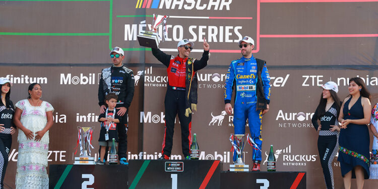 El Gran Premio Yucatán 200 de NASCAR México Series tuvo a Mateo Girón en lo más alto del podio de Challenge