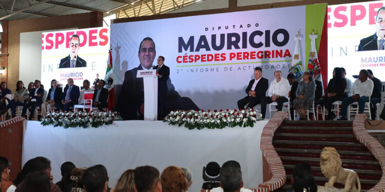 Destaca diputado Mauricio Céspedes trabajo legislativo y de gestión en su Segundo Informe de Actividades