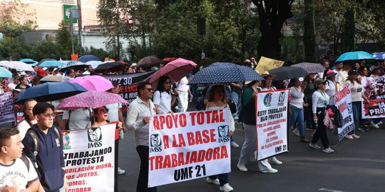 Trabajadores no invitados a los acuerdos IMSS-SNTSS rechazan el aumento anunciado y anuncian movilizaciones